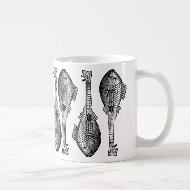 Mug Guitare de poissons (Droite)