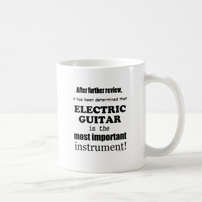 Mug Guitare électrique Instrument le plus important (Droite)