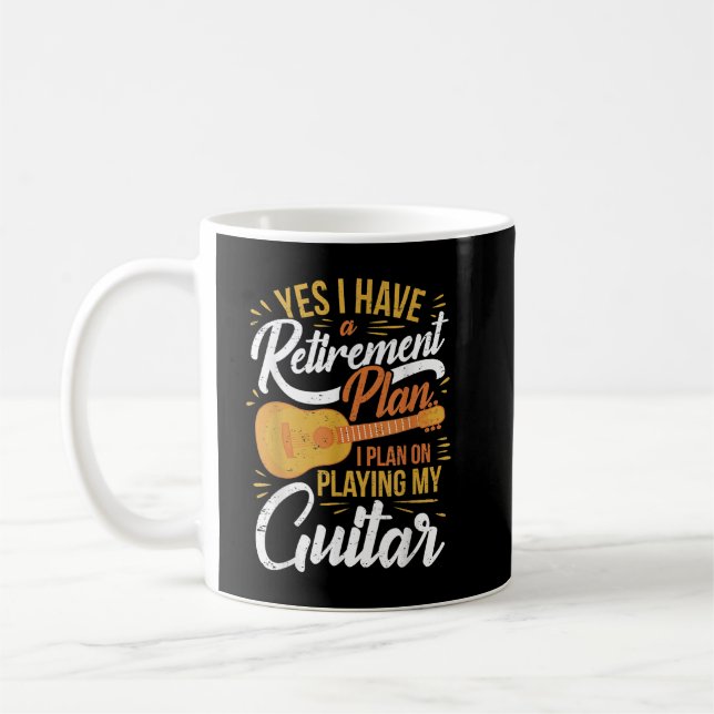 Mug Guitariste à la retraite (Gauche)