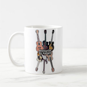 Mug Guitariste par nature. citation positive pour guit