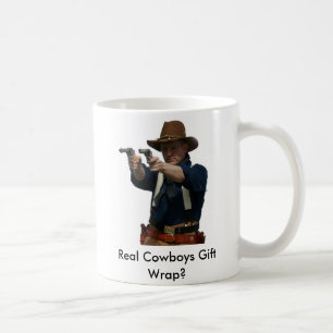 Mug gunfighterMe, vraie enveloppe de cadeau de cowboys