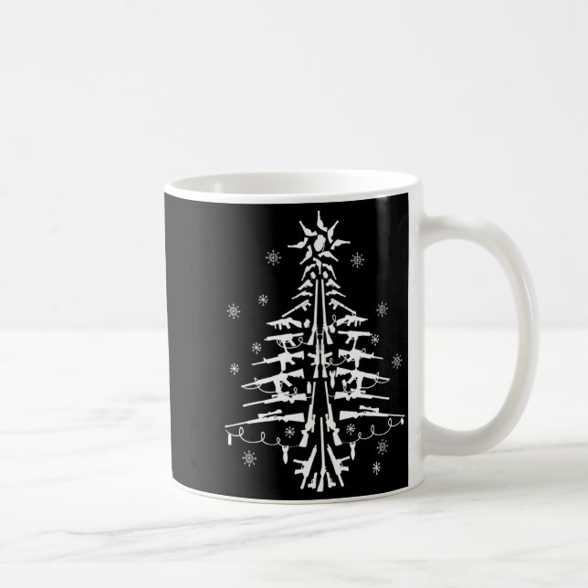 Mug Guns Christmas Tree Xmas For Men Military  (Droite)