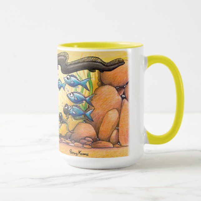 Mug Guppies, têtards de Minnows et muqueuse d'Eel Fish (Droite)