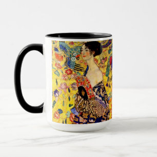 Mug Gustav Klimt Dame au éventail