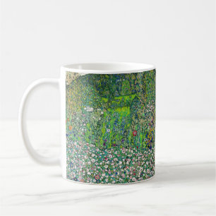 Mug Gustav Klimt - Paysage horticole et sommet d'une c