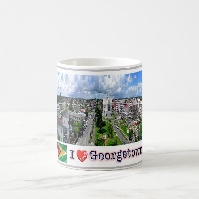 Mug Guyana - Georgetown - J'aime - (Centre)