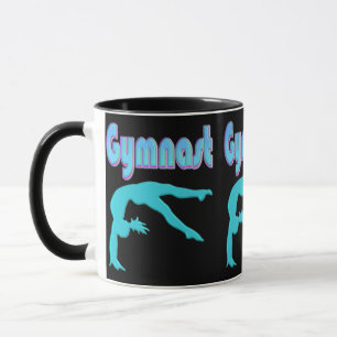 Mug Gymnaste Saut de mains arrière pas en arrière Teal