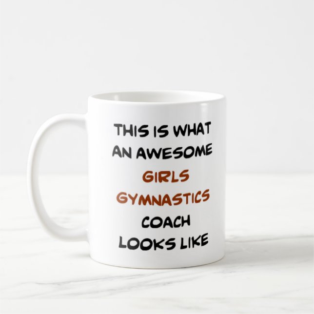 Mug gymnastique entraîneuse, génial (Gauche)