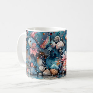 Mug Habitants drôles de poissons de mer savonneuse
