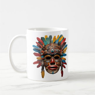 Mug Haida Kinich Ahau #102 - Haida Mayan shaman