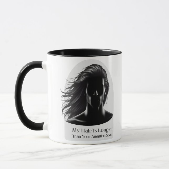 Mug Hair is Longer Than Attention Span (Gauche)