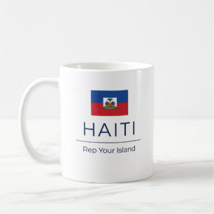 Mug Haïti Minimaliste   Fierté Quotidienne