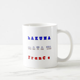 Mug Hakuna Matata France Art Imprimer/Graphique