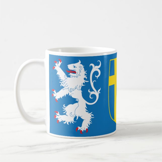 Mug HALLAND Manteau d'armoiries Coffee Cup. (Gauche)