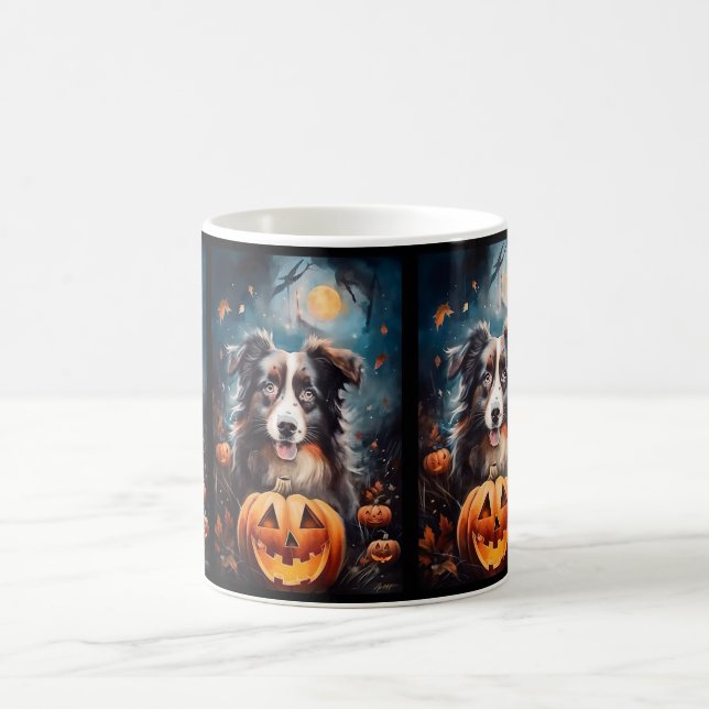 Mug Halloween Berger Australien Avec La Peur Citrouill (Centre)