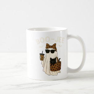 Mug Halloween Boo Jee Mignon Léopard Fantôme Café Bouj