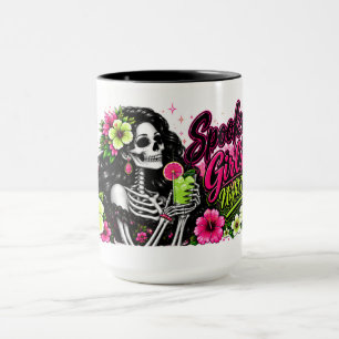 Mug Halloween Boo-ze Night Fille squelette