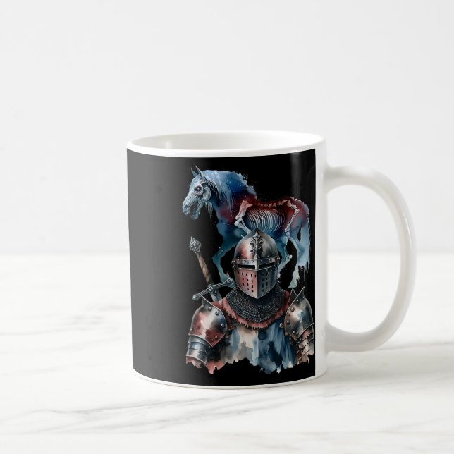 Mug Halloween Chevaliers Médiévaux Chevaliers Chevalie (Droite)