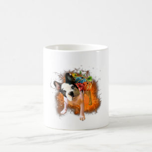 Mug Halloween Citrouille Boston Terrier Miracle