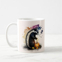 Mug Halloween Citrouille de peau aquarelle