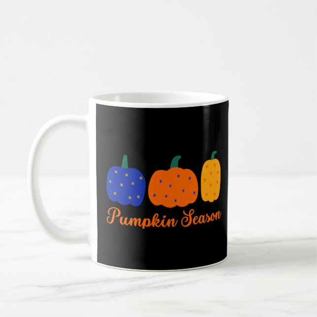 Mug Halloween de la saison citrouille (Gauche)