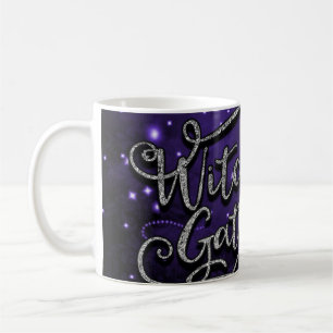 Mug Halloween de sorcières rassemblant violet et noir 