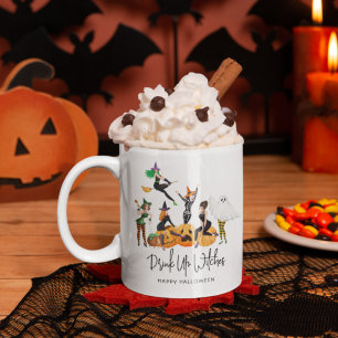 Mug Halloween drôle 'Boire des sorcières'