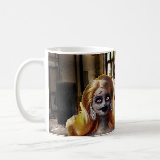 Mug Halloween effrayant. (Gauche)