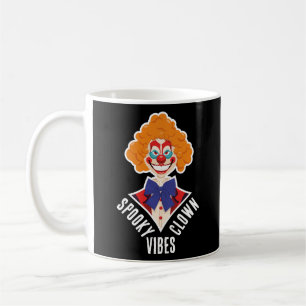 Mug Halloween Éffrayant Clown Vibes Déplaisant Retro C