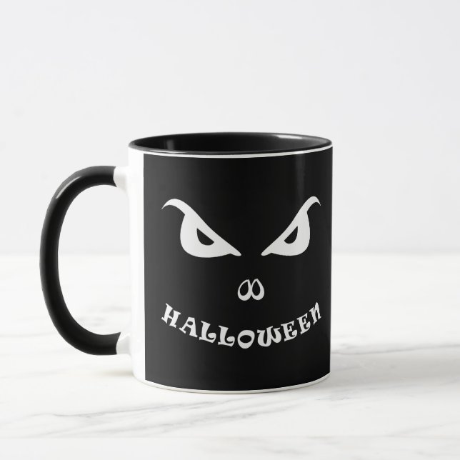 Mug Halloween éffrayant effrayant visage (Gauche)