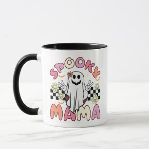 Mug Halloween éffrayant Mama Retro