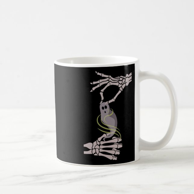 Mug Halloween Éffrayant pour le fantôme des mains de s (Droite)