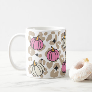 Mug Halloween esthétique Citrouille rose