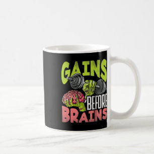 Mug Halloween Exercice Zombie Gains de poids avant
