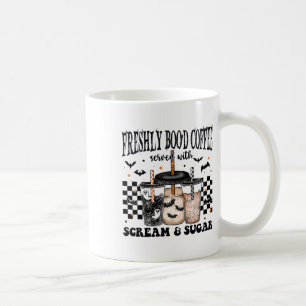 Mug Halloween fraîchement Boo'd Café servi avec cri