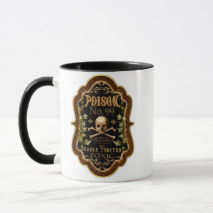 Mug Halloween Gothique Crâne Et Crossbones Pointe De S