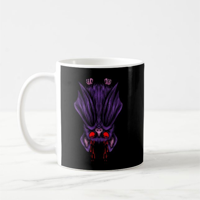 Mug Halloween HorrorCompetition Boo Skeleton Bat Win (Gauche)