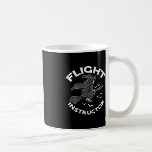 Mug Halloween instructeur de vol sorcière drôle costum