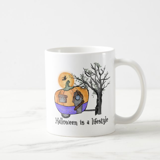 Mug Halloween Is A Lifestyle | Camper | Trailer (Droite)