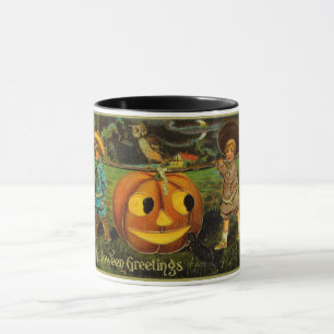 Mug Halloween Jack-o-Lantern nuit de récolte par les e