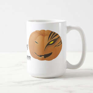 Mug Halloween Jack O'Lantern face