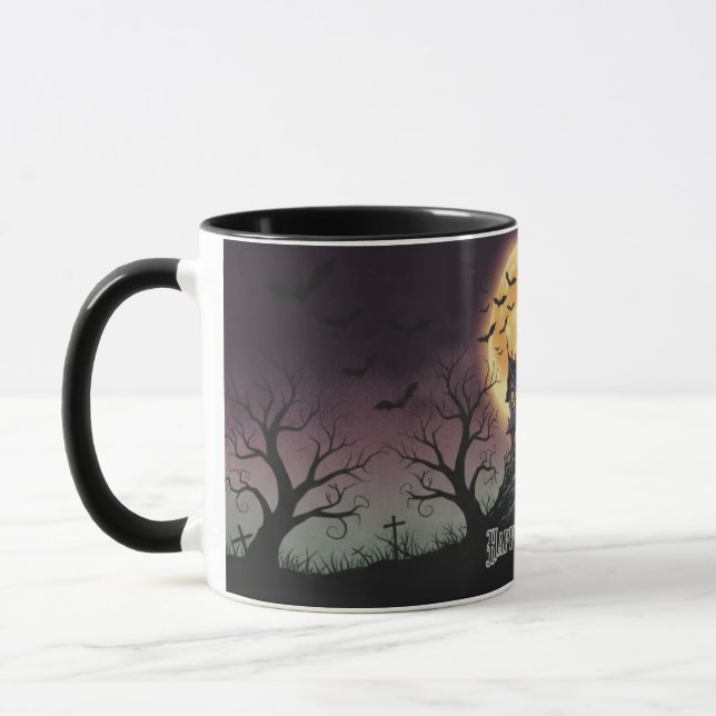 Mug Halloween Maison Hantée (Gauche)