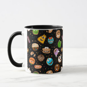 Mug Halloween Monster Visages amusants Cookie