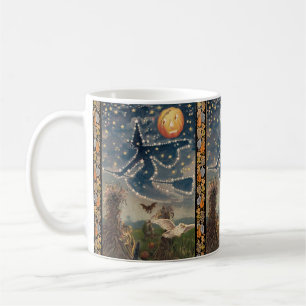 Mug Halloween nocturne étoilée Simple