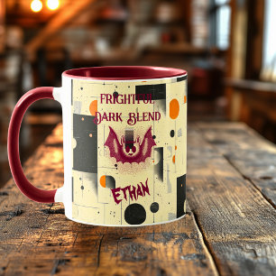 Mug Halloween personnalisé - Chauve-souris sinistre mé