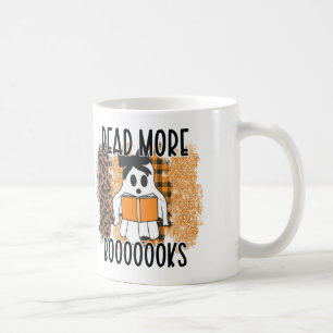 Mug Halloween personnalisé "Lire plus de livres" Ensei