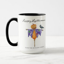 Halloween Scarecrow avec Citrouille