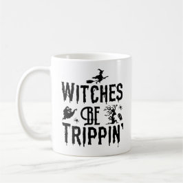 Mug Halloween sorcière femmes moderne Éffrayant