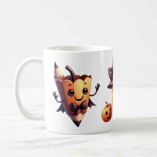 Mug Halloween Spécial École – Idéal pour les Profe Kaffeetasse (Links)