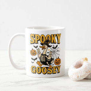 Mug Halloween Spooky Goosey Pour Garçon Fille Citrouil
